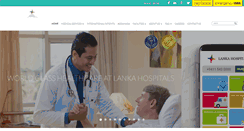 Desktop Screenshot of lankahospitals.com